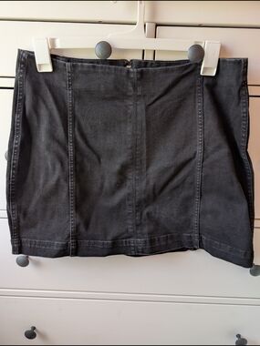 Wild Fable Black Denim Mini Skirt